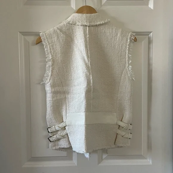 Rebecca Taylor tweed moto vest - Picture 3 of 8